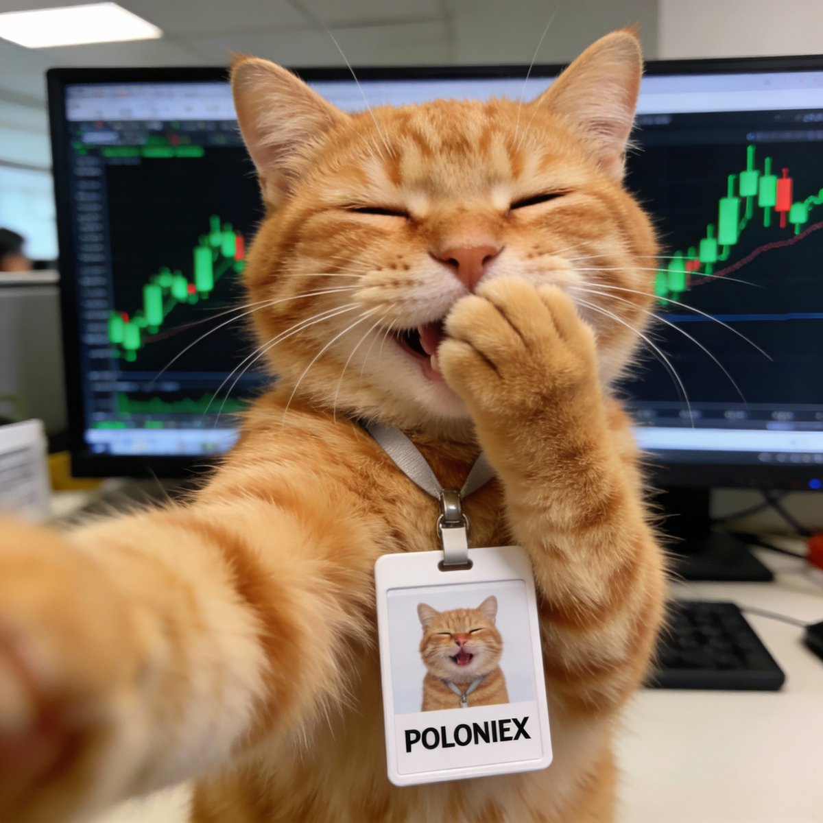 Poloniex's tweet photo. GM　

we are so back😁 https://t.co/pSUvvfRGlo