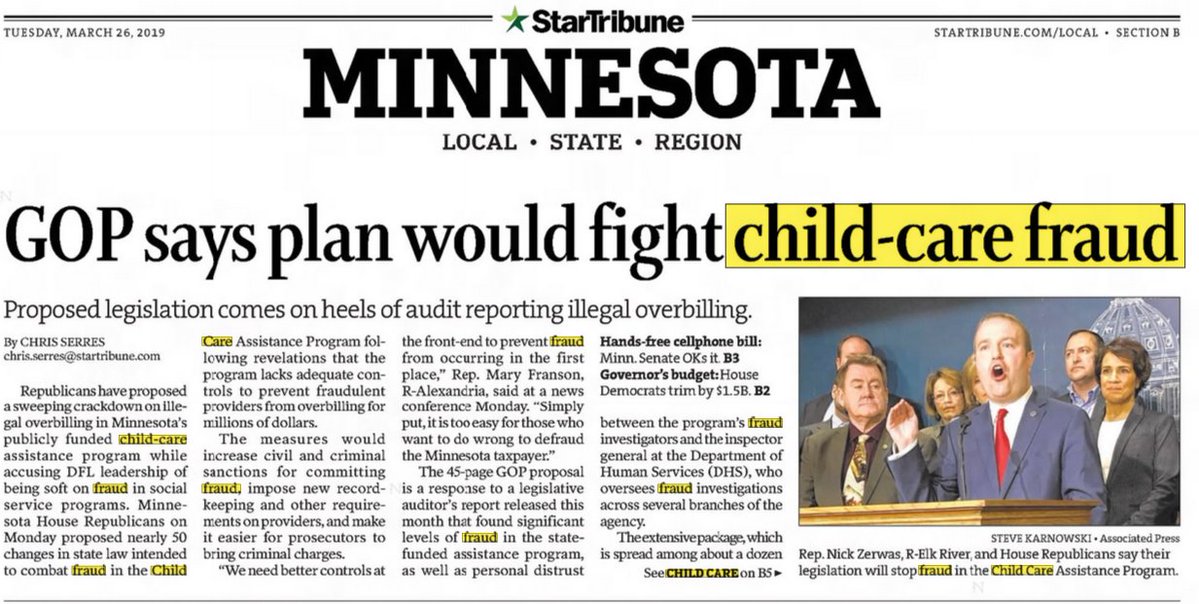 _DARevolution's tweet image. In 2019, Minnesota knew they had a problem ."We need better controls at the front end..."  "...it is too easy for those who want to do wrong to defraud Minnesota tax papers."