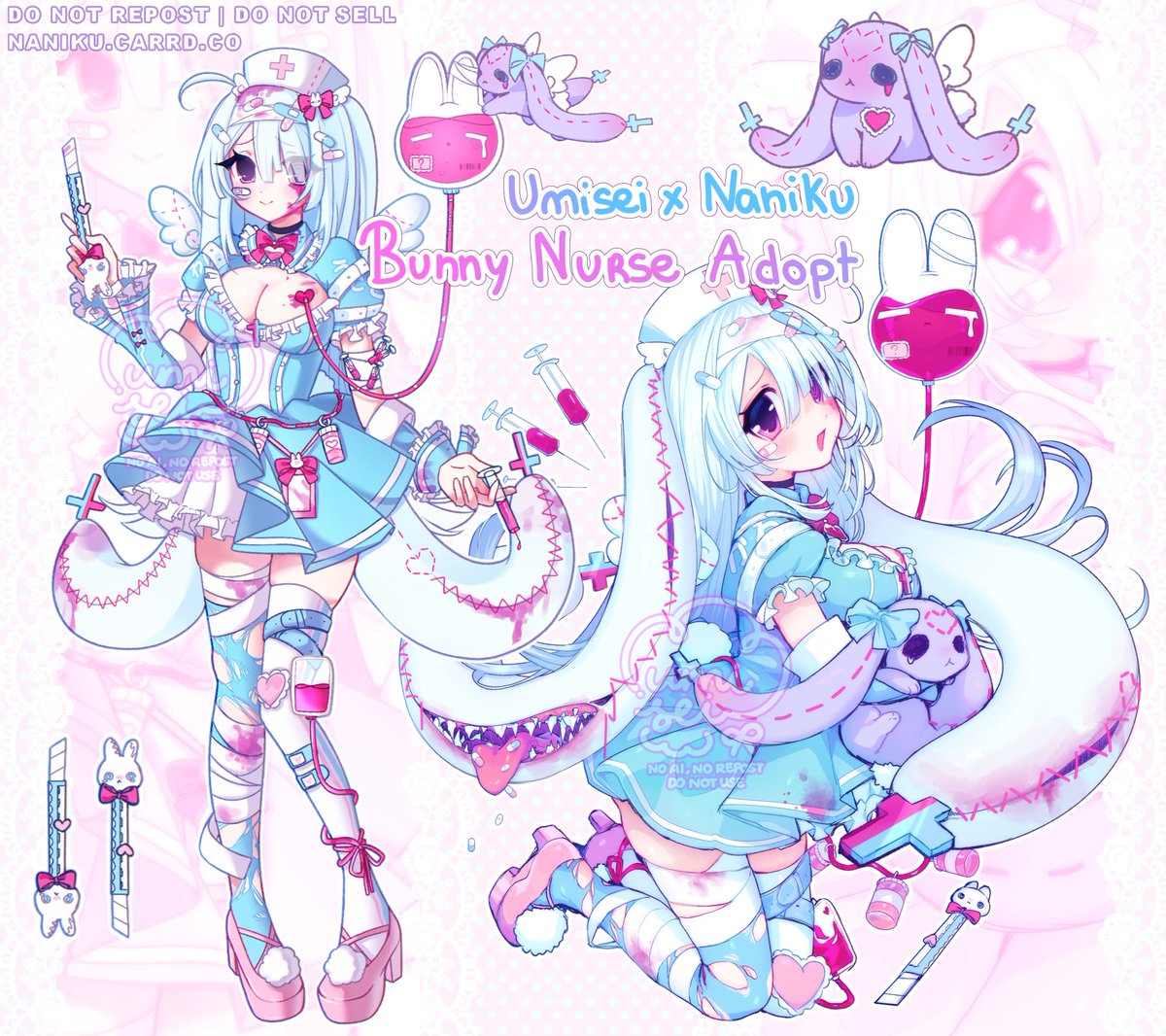 Umisei x Naniku Adopt collab 💉❤️‍🩹info below