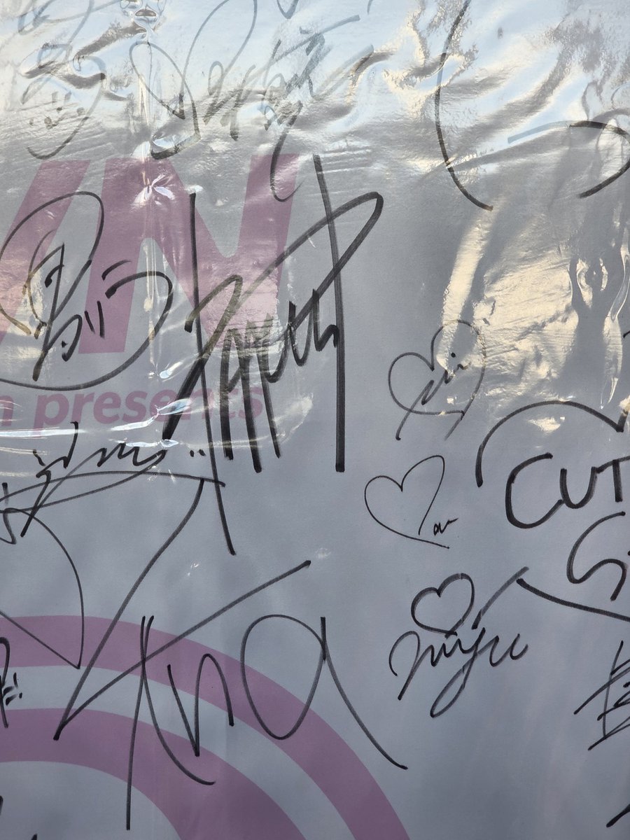 CDJ2526、28日のキタニのサイン置いておきますね 今年はちょい真ん中