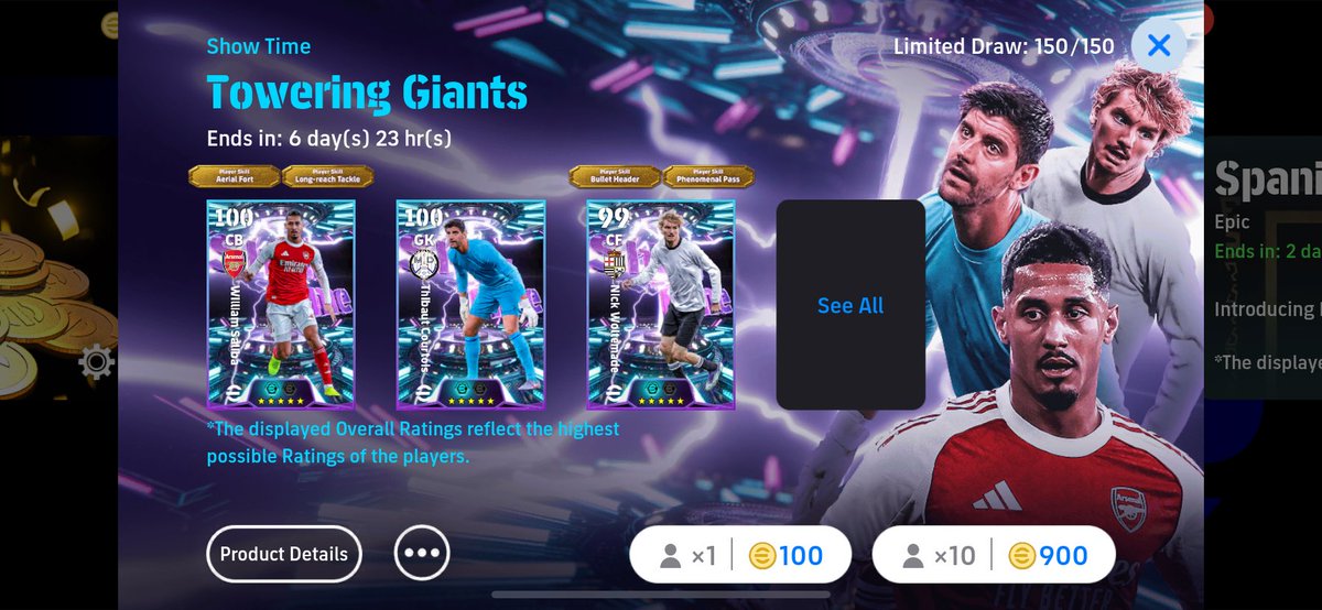 BigAyanfefc's tweet photo. #Bulletheader + #phenomenalpass Nico woltemade and #longreachtackle + #Aerialfort Saliba
#eFootball https://t.co/uWXFudcdzw