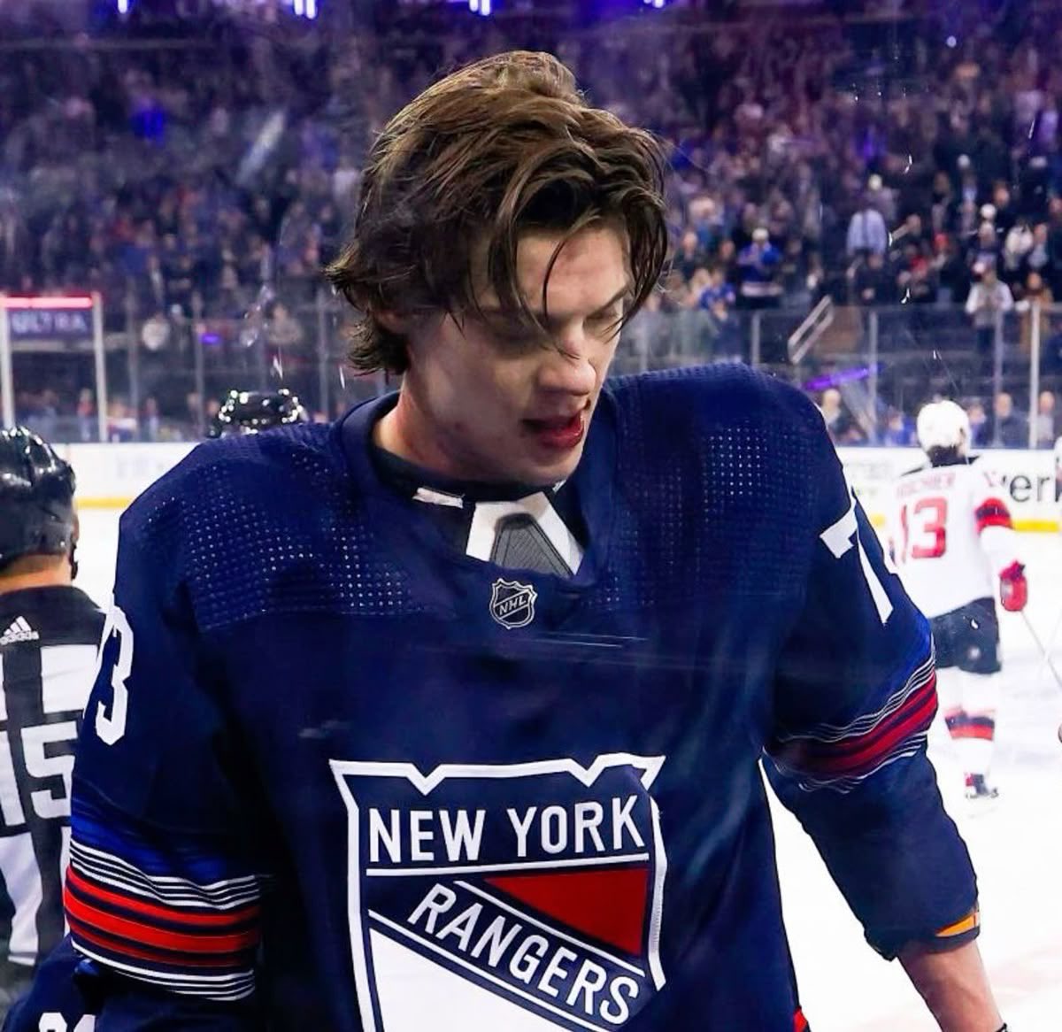 nicospickles's tweet photo. rip matt rempe’s hair you will be missed dearly https://t.co/rvsUSxtKM0