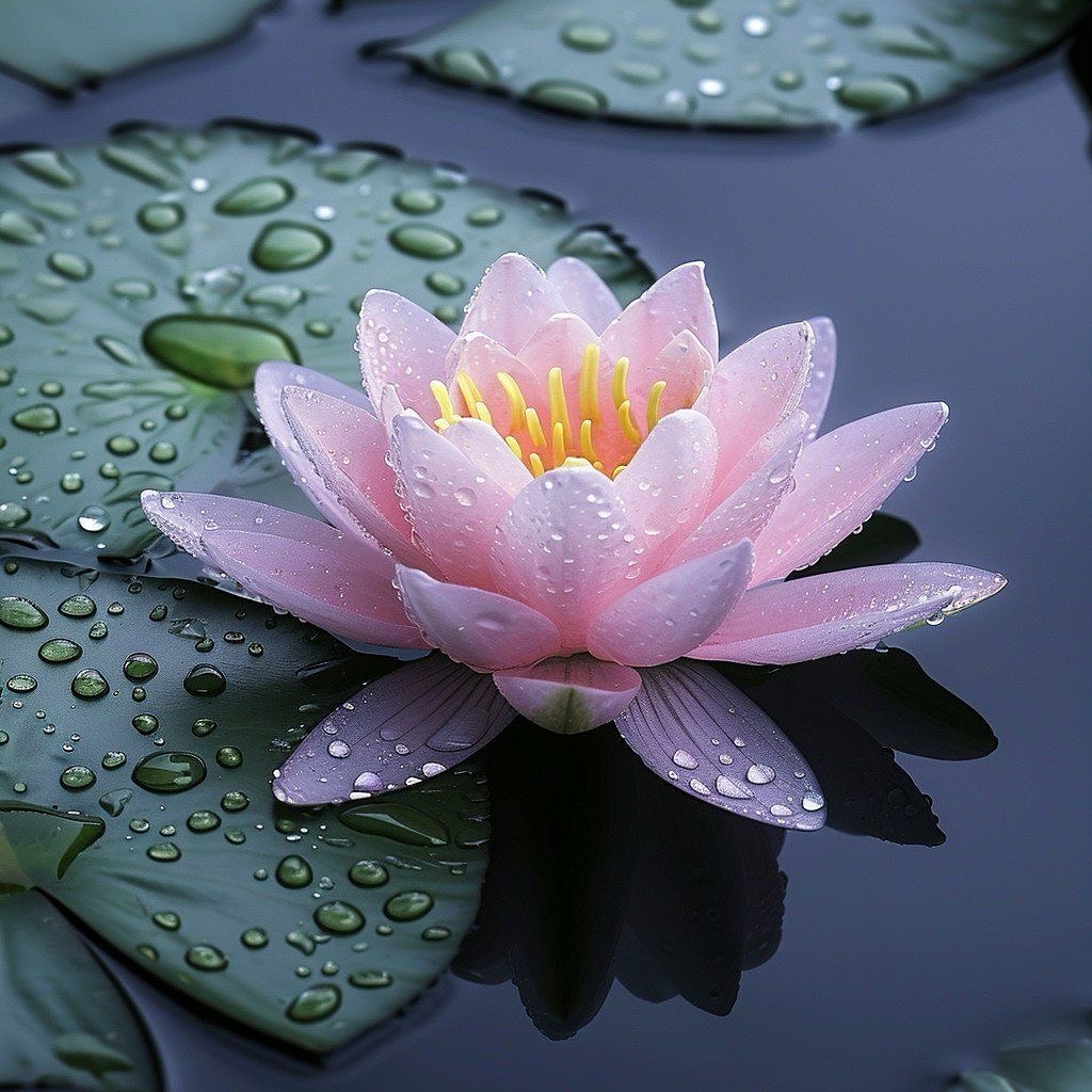 La flor de loto es uno de los símbolos más poderosos de transformación, resiliencia y belleza en el mundo espiritual. 

 Su magia radica en que nace en aguas turbias y fangosas, y aun así, se eleva pura, intacta, deslumbrante hacia la luz. 
 Eso es lo que la convierte en un