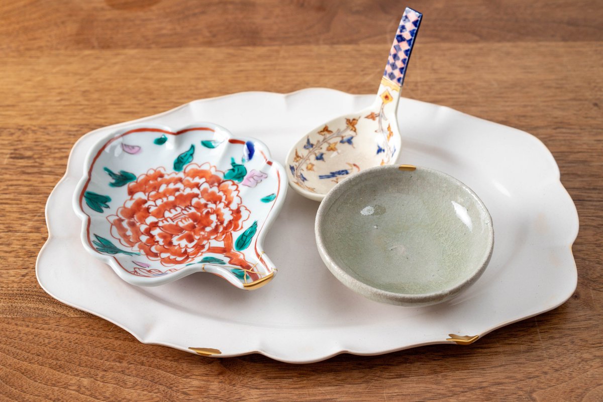 大分前に金継に出していたうつわがぎりぎり年内に戻ってきました