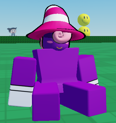 I think I should distract more myself from the edit button thing so,,, look!! my roblos vivian cosplay!! :33