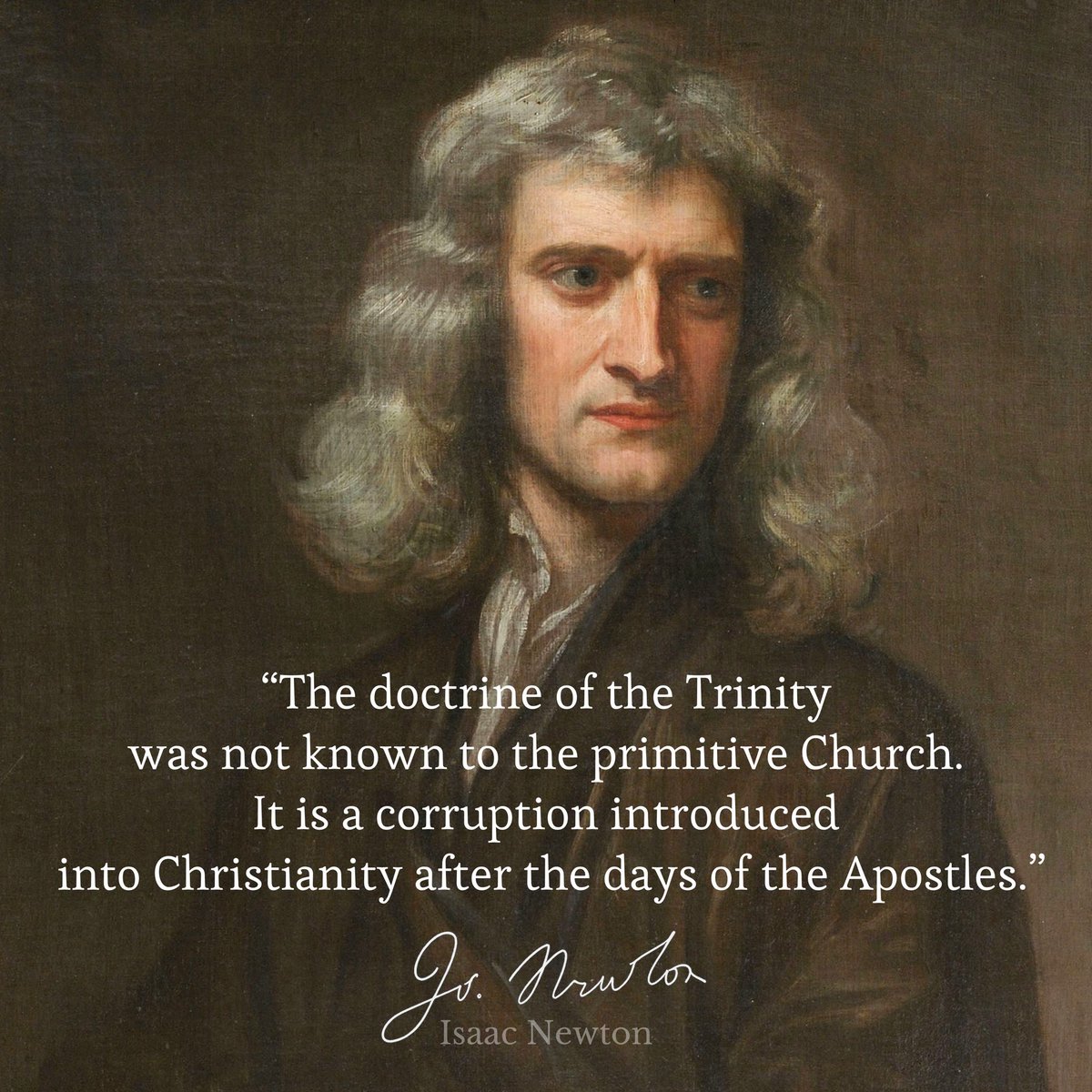Sir Isaac Newton understood the origins of the Trinity doctrine. Do you?