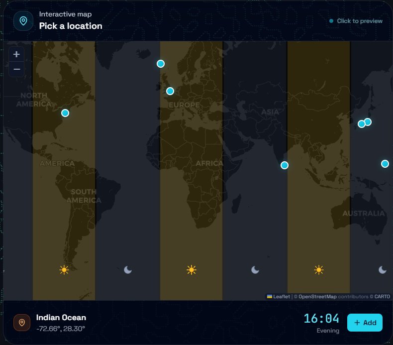 EarthieAi's tweet image. Hey peeps... Shane reposted us 🥹🥳, ok so did some updates, a user in Discord asked for visuals on the map showing where it's day and night, took some work, but added it. 

And then wanna introduce a new page called earth2stats, for those Earth2 OGs who remember that community…