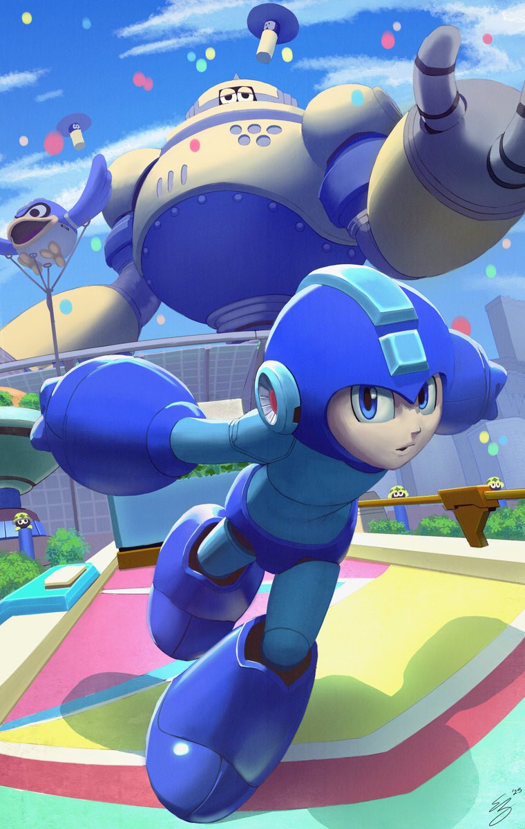 MegaMan

#CAPCOM #Megamandualoverride #fanart #
