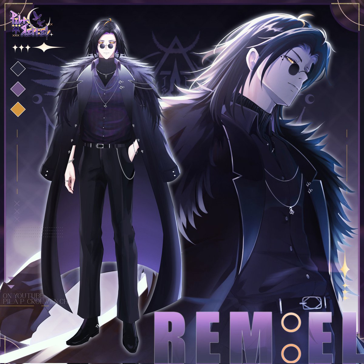 Remiel R.crowen 🕊️Vtuber TH tweet media