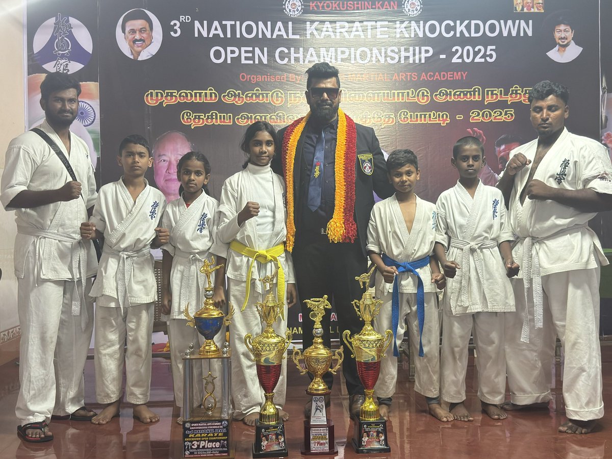 devilakshitha's tweet image. Sempei Padma Priya Babu Hatrick 3 Times All India National Kyokushin Karate Full Contact Knockdown Open Tournament Double Champion Kumite and Kata Undefeated and Undisputed Champion 🏆🏆 🏆🏆🏆🏆👊🏻🥋🇮🇳🫡💞💞🫡😘😘😘💥💥💥💐💐💐 So Proud Of You My Little Bravo ❤️❤️❤️