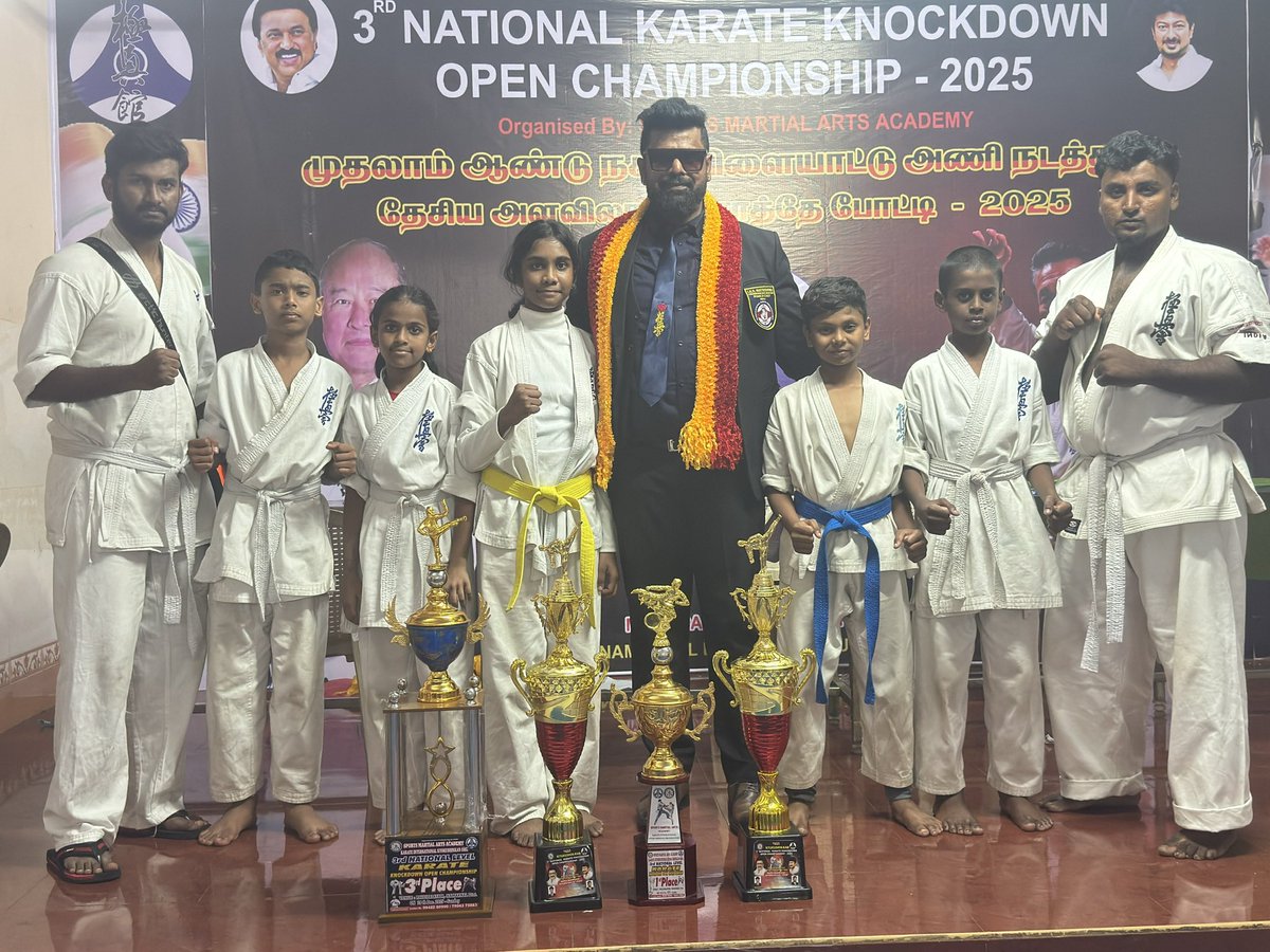 devilakshitha's tweet image. Sempei Padma Priya Babu Hatrick 3 Times All India National Kyokushin Karate Full Contact Knockdown Open Tournament Double Champion Kumite and Kata Undefeated and Undisputed Champion 🏆🏆 🏆🏆🏆🏆👊🏻🥋🇮🇳🫡💞💞🫡😘😘😘💥💥💥💐💐💐 So Proud Of You My Little Bravo ❤️❤️❤️