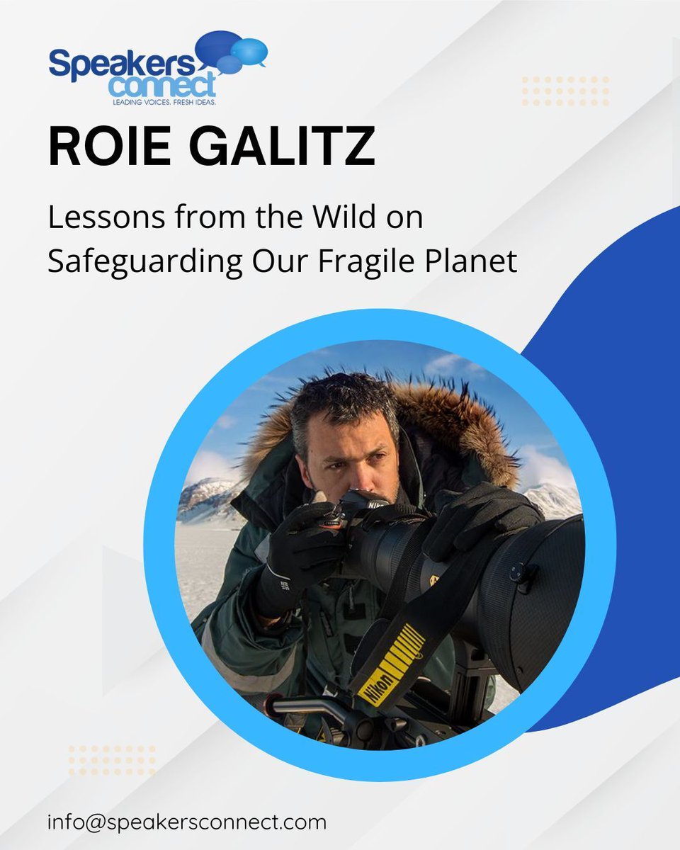 Roie Galitz's stunning images highlight the Arctic's fragility. How can powerful photography inspire us to take action on environmental issues? 🌍📸 #ArcticAwareness

Read more about his achievements: speakersconnect.com/roie-galitz-wi…