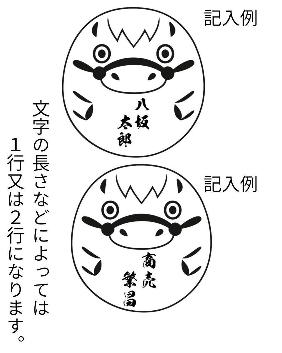 sendai_yasaka's tweet photo. 干支ダルマを1/1より頒布致します。
また特注で文字入れを行うことも出来ます。
#仙台八坂神社 #干支 #干支ダルマ https://t.co/PVxeTboa6t