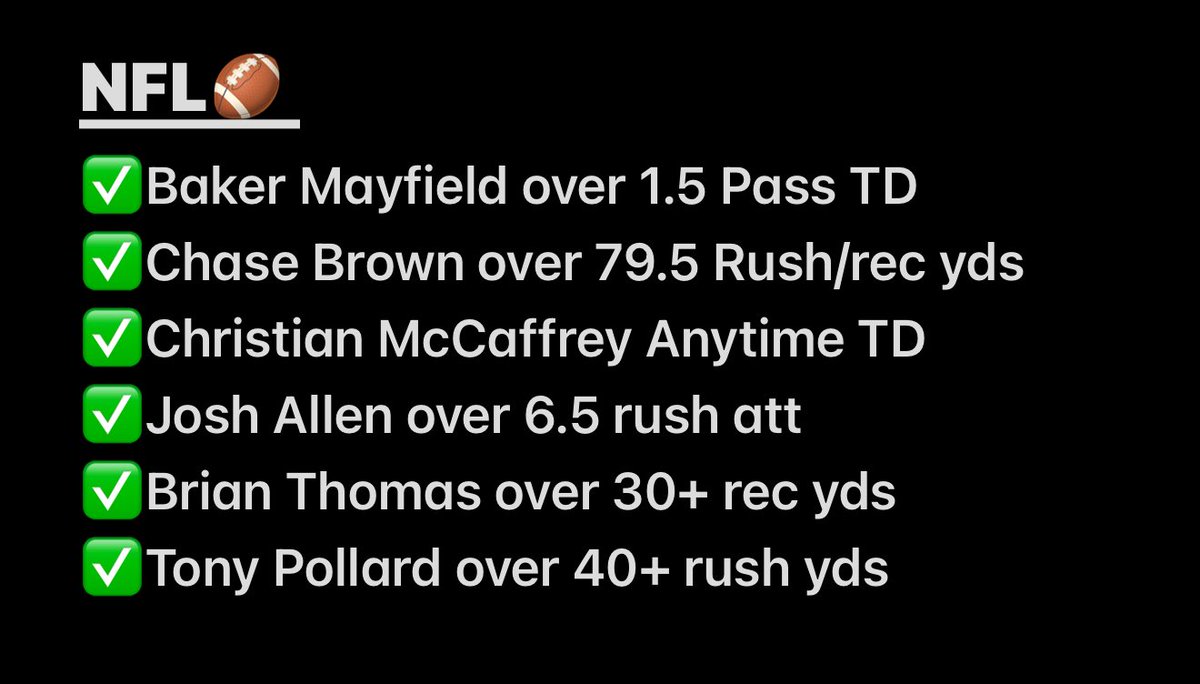 mRAlex_08's tweet image. Go tell your favorite capper, that Mr Alex just swept NFL 🧹 🏈 

ALL POWERED BY 🔋@doink_sports 

6-0🔥🧹; YTD NFL 🏈: 113-47-2 

#consistent #underratted #GamblingCommunity #NFLtwitter #DFS #GamblingTwitter #PlayerProps #Sportsbetting #TrendingPicks #GamblingX #FreePicks