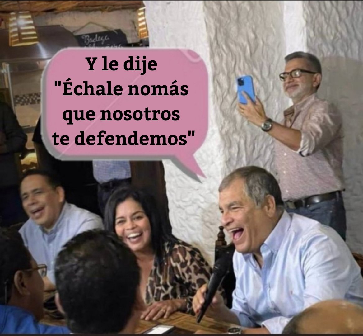 LINCE_Fox3's tweet photo. @UnaTalMaka_ @baec7210 @ArturoJEscala @JorgeGlas @patynunezCh @RicardoPatinoEC @tcanarte @anaraffo1 @SofiaEspinRC @MonicaBritoRC @VickyDesintonio @virgiliohernand @ecuarauz @taticoronelf Ve @ArturoJEscala el santo @JorgeGlas no está preso por #lawfare está preso por #pendejo por no delatar al jefe de su #GDO y seguir creyendo en el, que le tiene convencido que regresará a salvarlo y elevarlo a los altares como martir de la revolución. https://t.co/WxNI6oELDe