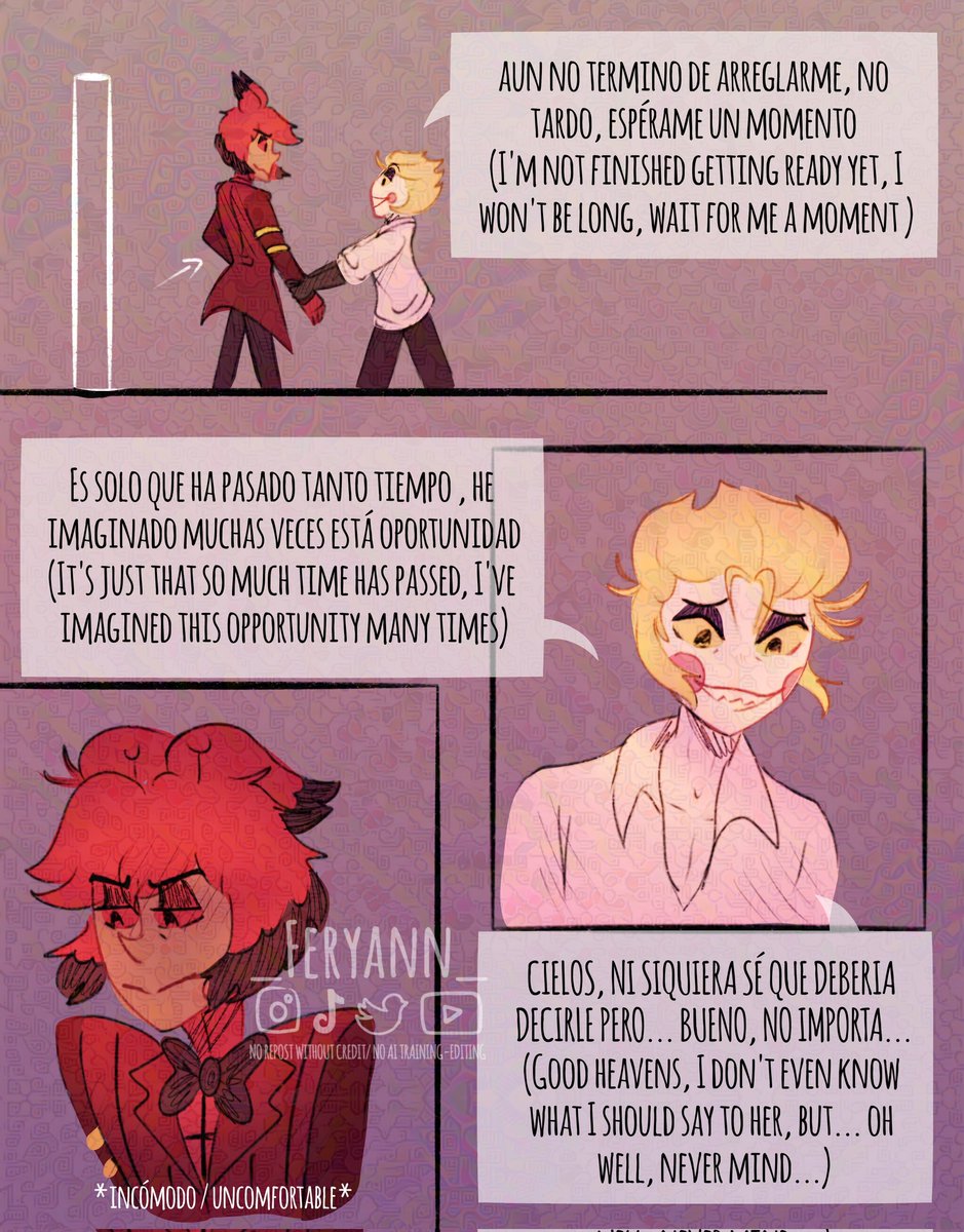 _Feryann_'s tweet photo. Alastor ejecutor de Luci ✨ parte 8 )1/3)
Así como la Viv dijo, viene Angst para Luci :)

#appleradio #Radioapple #bambilu https://t.co/4BNB1R2RgE