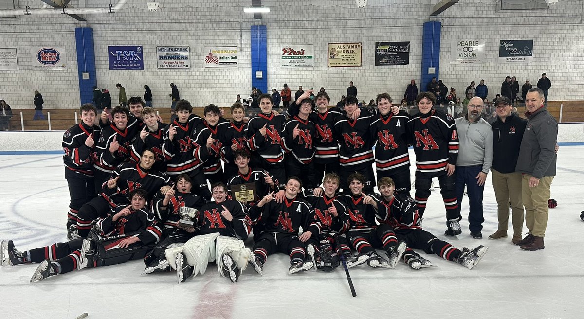 BOYS HOCKEY WINS

Scarlet Knights win the <a href="/jerseymikes/">Jersey Mike's Subs</a> tournament hosted by Methuen HS.

Congratulations to Coach Murphy and his boys - awesome stuff!

<a href="/JamiePote/">Jamie Pote</a> <a href="/DWillisET/">David Willis</a> <a href="/BurtTalksSports/">Bill Burt 🇺🇸</a> <a href="/MVcreature/">Hector Longo</a> <a href="/NAYouthCenter/">NA Youth Center</a> <a href="/HNIBonline/">Hockey Night</a>