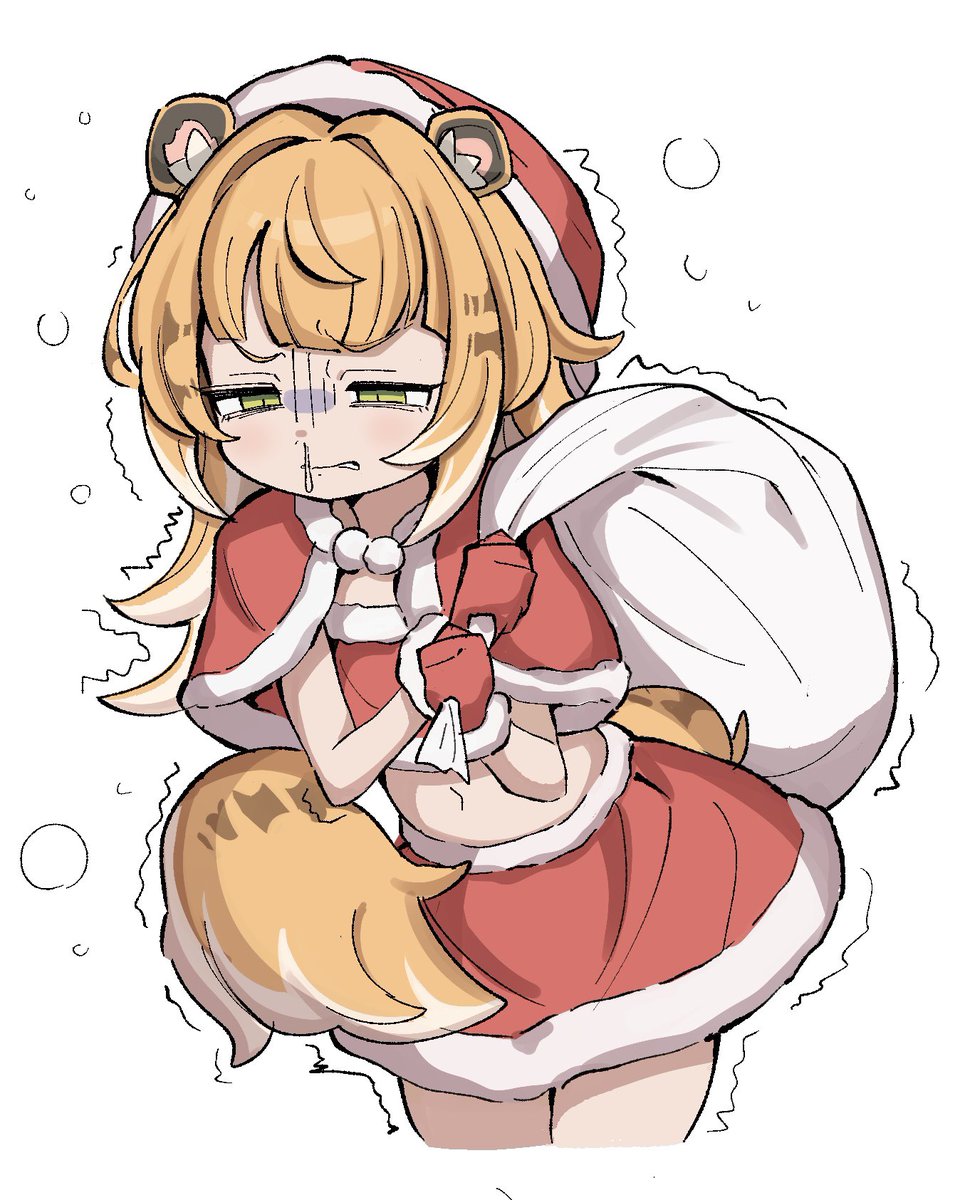 atat250's tweet photo. クリスマスが終わってもサンタコスは描いていい https://t.co/7DKAseJB8j