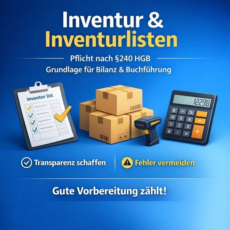 radutec's tweet photo. Inventur und Inventurlisten – Grundlage ordnungsgemäßer Unternehmensführung. Die Inventur ist gesetzlich vorgeschrieben und bildet die Basis für Inventar und Bilanz. Tipps und Informationen.

Weitere Informationen
https://t.co/7XTutS3lP8 
https://t.co/r4sQgOKX4v https://t.co/XtDBmZQRfE