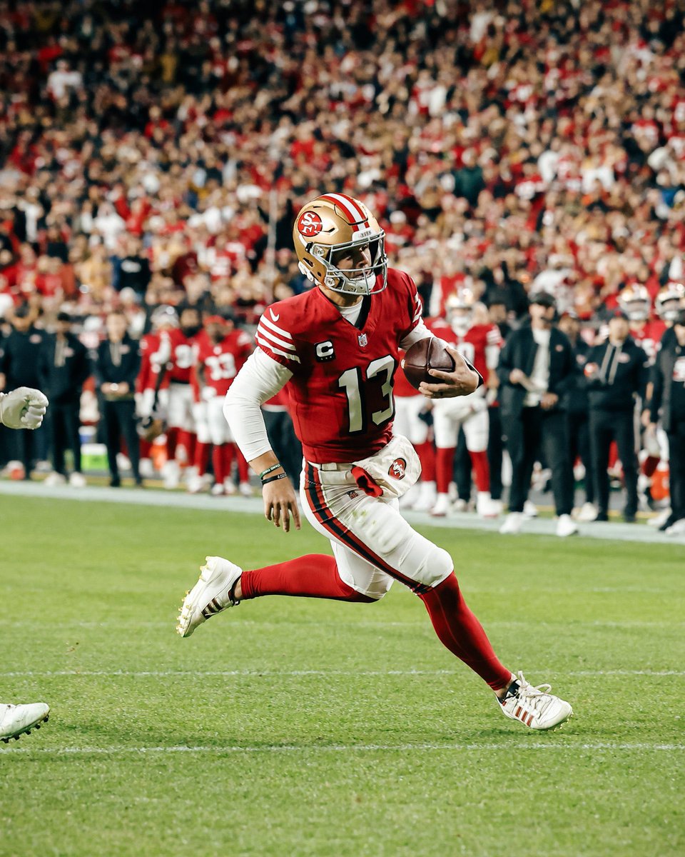 49ersSportsTalk's tweet image. ANOTHER ONE FOR BROCK PURDY 2 Rushing TDs 🔥🙌
