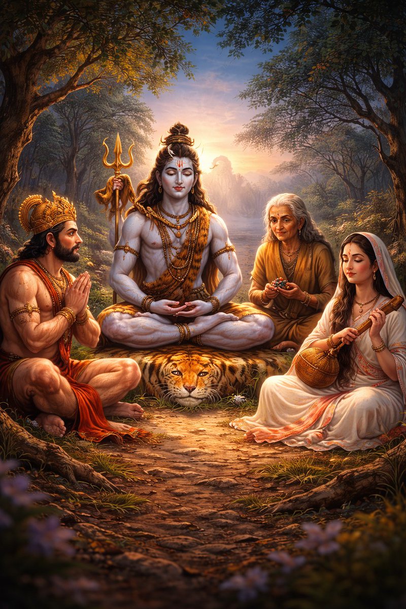 ध्यान हो भोलेनाथ की तरह,
सेवा हो हनुमान जी की तरह,
सब्र हो शबरी की तरह,
समर्पण हो सुदामा की तरह,
और प्रेम हो मीरा की तरह।
यही जीवन का सच्चा मार्ग है। 🙏
#SpiritualThoughts #Bhakti
#SanatanDharma #Faith
#InnerPeace #LifeValues
#Devotion #IndianCulture