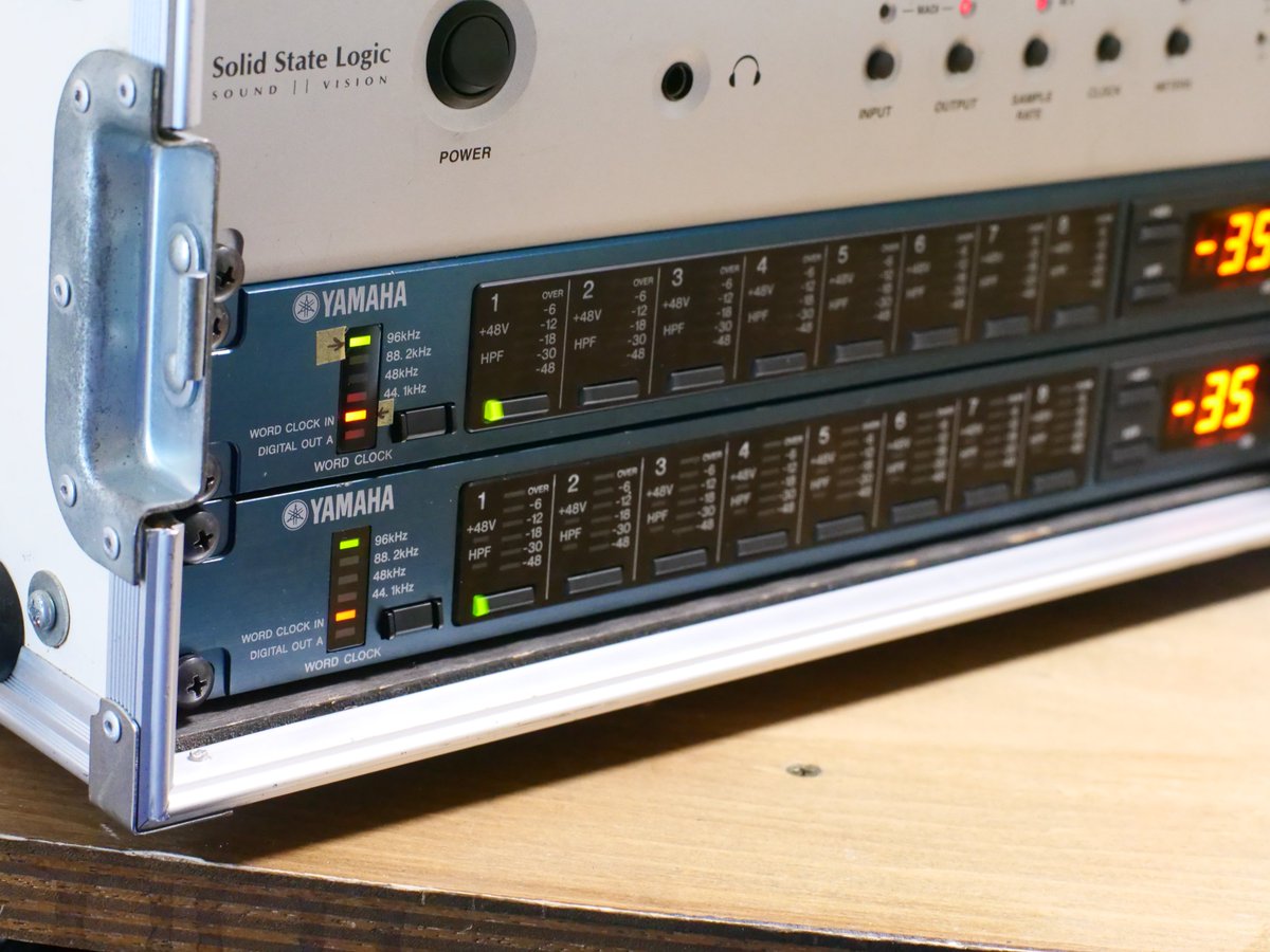 8ch仕様のヤマハ製、マイクプリアンプ内蔵ADコンバーター「AD8HR」は