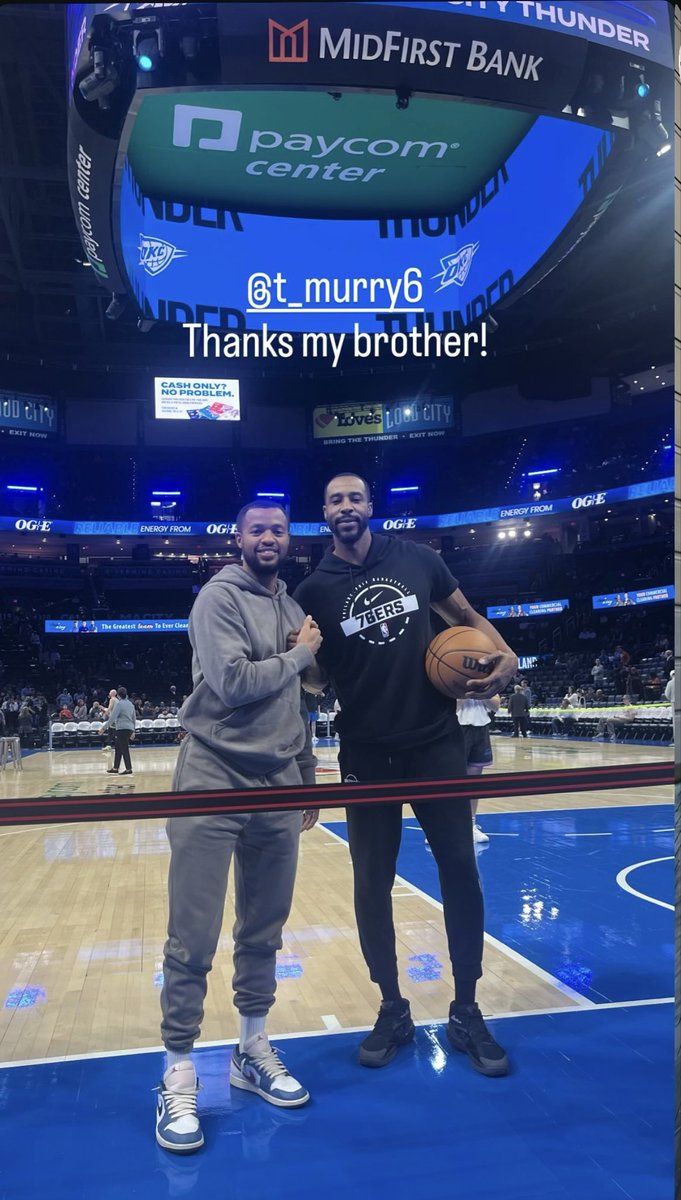 Former Shockers reuniting today in Oklahoma City.

Clevin Hannah, now an assistant coach for <a href="/ZTBush5/">Zach Bush</a> at Maize, met up with Touré Murry (<a href="/toure_murry/">Toure’ Khalid-Murry</a>), who is a NBA player development coach for the Philadelphia 76ers.

It’s been 15 years since they won 25 games together at WSU.