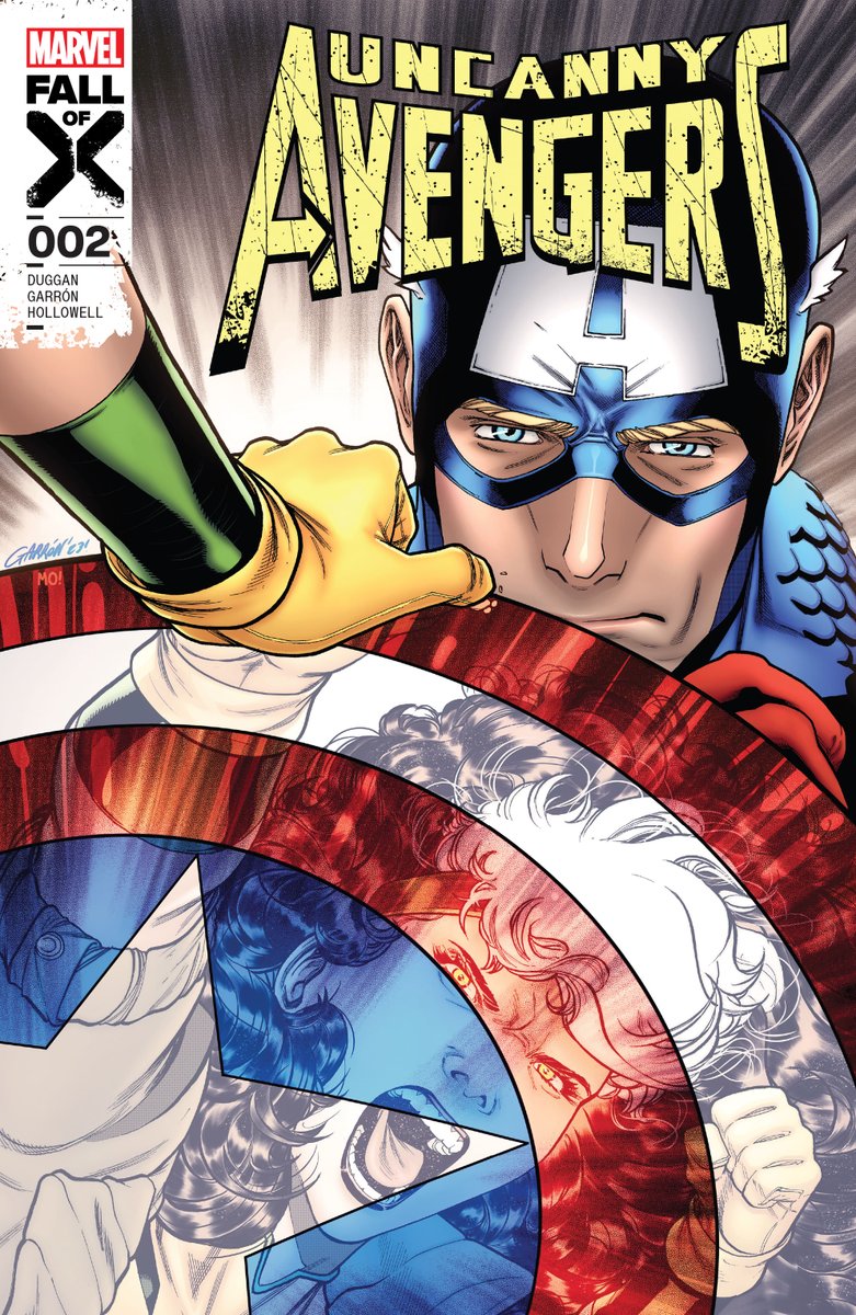 Uncanny Avengers #2 in the Fall of X series from the Krakoan Era, 2023. 

"It's in this moment, he realized.... he fucked up!!" 

They don't actually fight in this specific comic, I just love the cover.