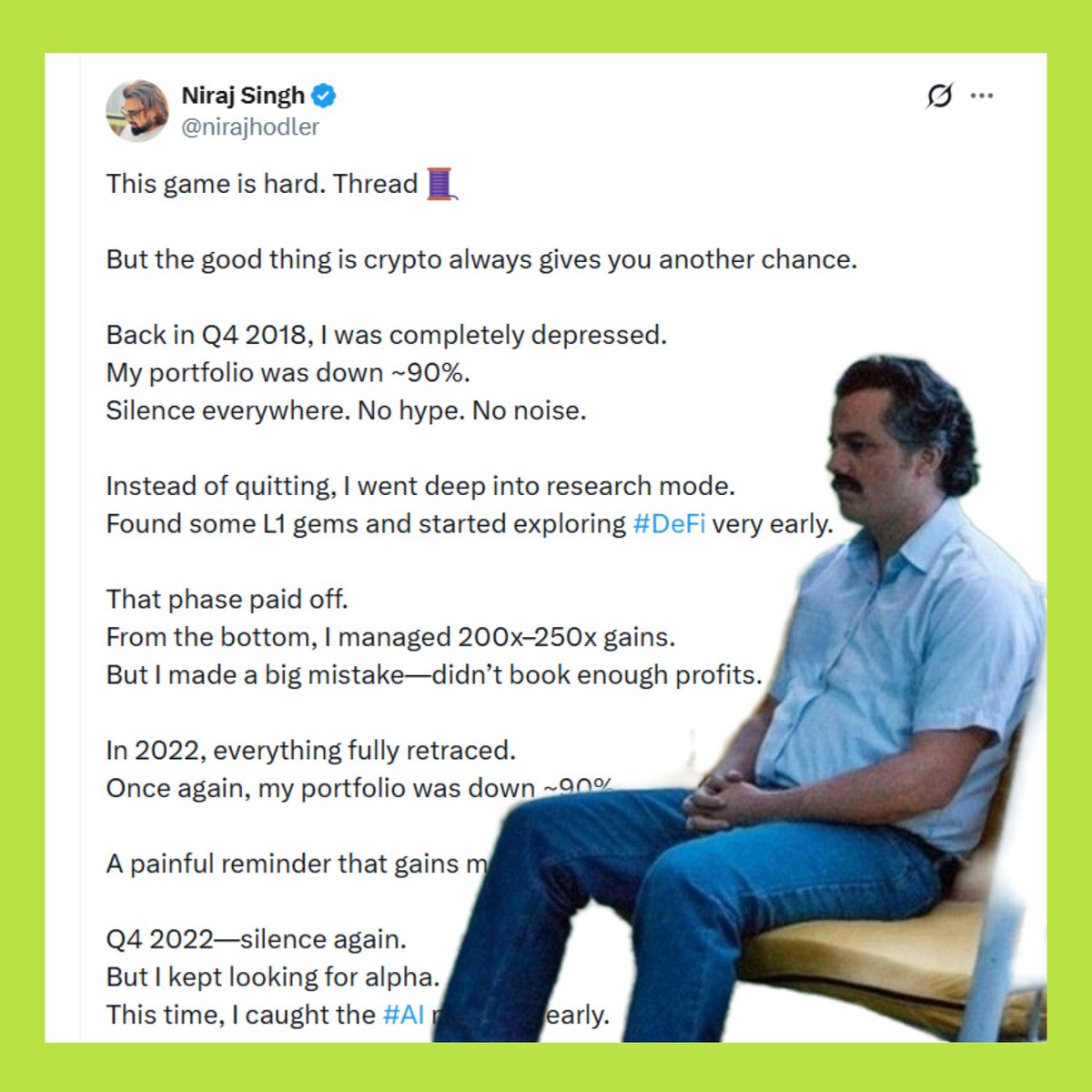 ⁉️ Vì sao nhiều người chơi crypto rất giỏi… nhưng vẫn thua?

Crypto là một cuộc chơi rất khó.
Khó không phải vì thiếu cơ hội, mà vì rất ít người đủ kỷ luật để đi đến cuối chu kỳ.

Nhưng có một điều công bằng: crypto luôn cho bạn thêm cơ hội nữa.

Hãy