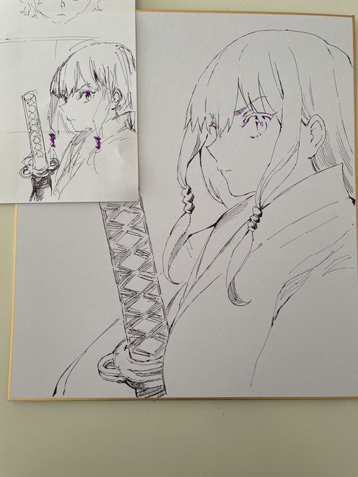 色紙 ナナセちゃん 