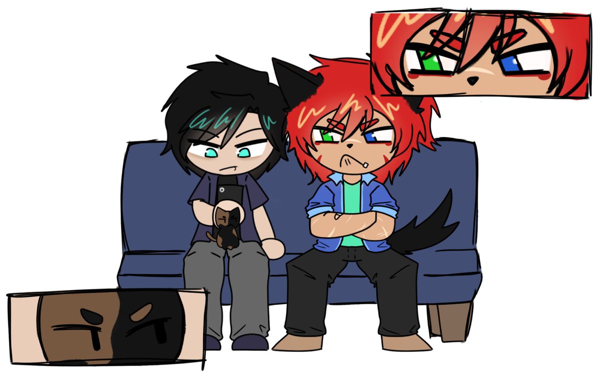 Mr_RatKing's tweet photo. I don't remember if I posted this or not..
Anyway #Gene x #Blaze #Genze #aphmau
|| Slightly suggestive || https://t.co/dI0PAe2KTT