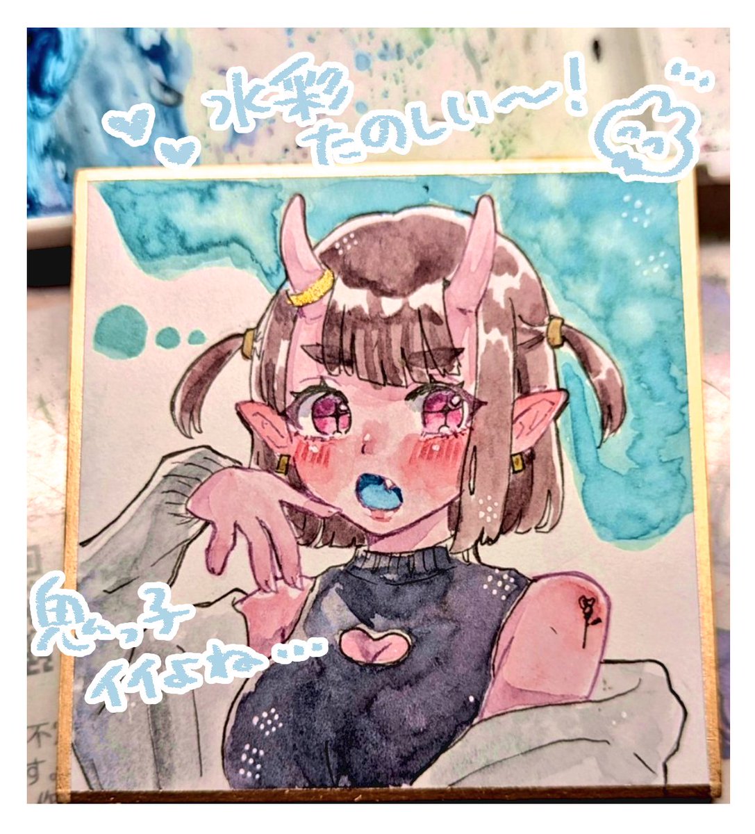 #まちゅむら冬合宿2025 【捏造百合/何でも許せる人向け】 ▷もちもち 
お疲れ様です！ウサペン久々ですね笑

ま祭出店を今日決めたので急ピッチ作業中💦
ペン画と、水彩が楽しい！
今年も幸せいっぱいをお届けできたなら幸いです😊
#ウサペンを見せろ※リプから過去作見れます
#まちゅむらーと