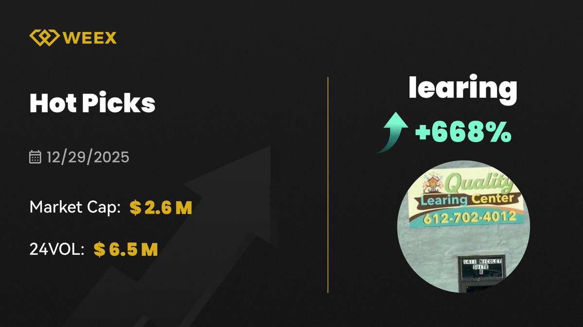 Hot Picks:  > $learing #learing
 
$100 USDT Giveaway🧑‍🎄
5 winner

Just:
 👉 Follow <a href="/WEEX_Official/">WEEX</a> 
🔸  TAG 3 FRENDS+ Drop WEEX UID

24 hours

Register On WEEX:weex.com/events/welcome…

#blockchain #tradetoearn