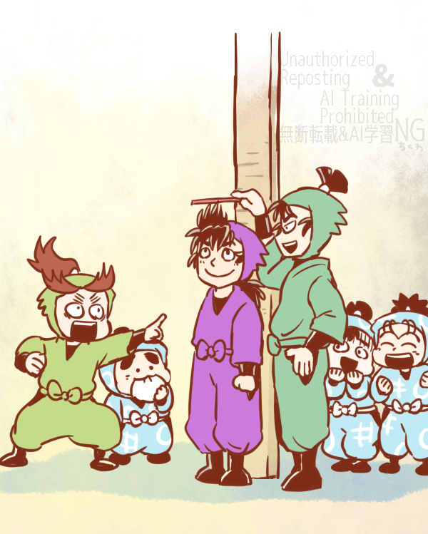 chikuwax's tweet photo. 食満先輩と守一郎くん　って結局用具委員会全員描いた https://t.co/45TyqyNerU