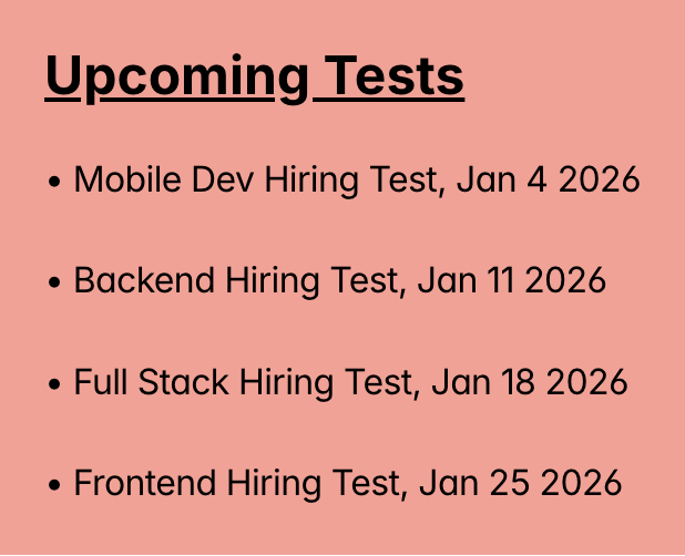 Cactro | India’s Fairest Technical Test tweet media