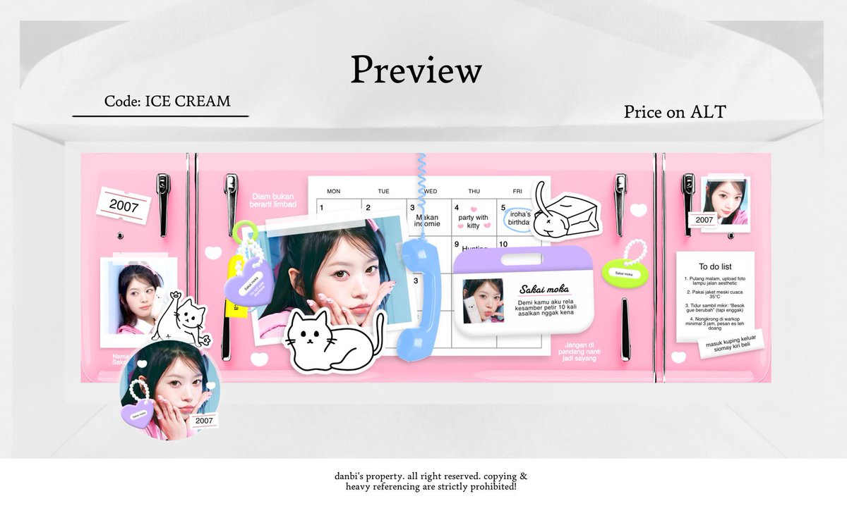 i__danbi's tweet image. Help repost! Makasih yaah 🫶

hayii, di karenakan penyimpanan ho dan gdrive ku penuh banget, aku mau CS semua template di bawah ini dengan harga 115k/each, yang berminat bisa dm aku langsung yaa sebelum aku hapus file nya (kalo ga laku ) #zonaba #zonauang