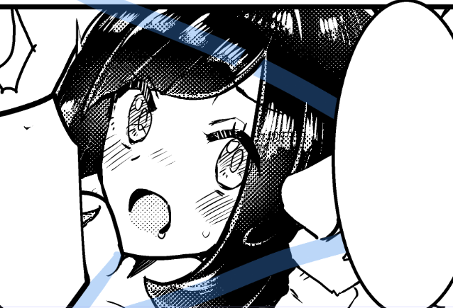 ミヅキちゃん漫画、次の更新分は主にトーン作業中心。さらにその次の更新分は難航? 停滞? していたBlenderの背景用素材づくりが結構進んだので、試しにクリスタにLT変換して組み込み。 