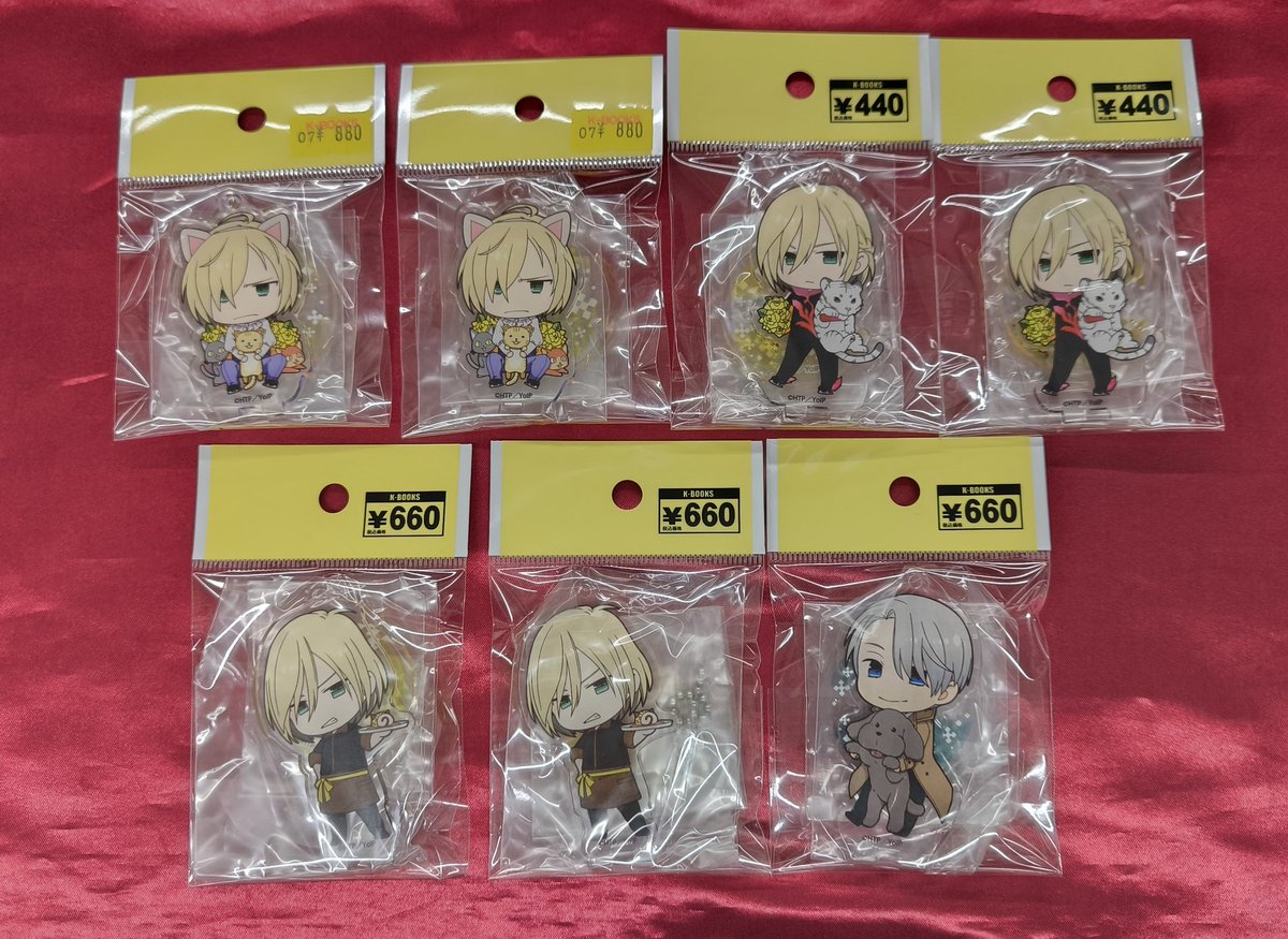 入荷情報】 『ユーリ!!! on ICE』アニメイトカフェ アクリルスタンド