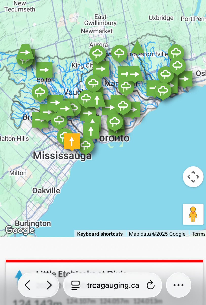 natewize's tweet photo. The only creek/river in the GTA with a high alarm flood warning this evening is the Little Etobicoke Creek. What does that tell you @carolynhparrish ? https://t.co/MZBjhqKHFO