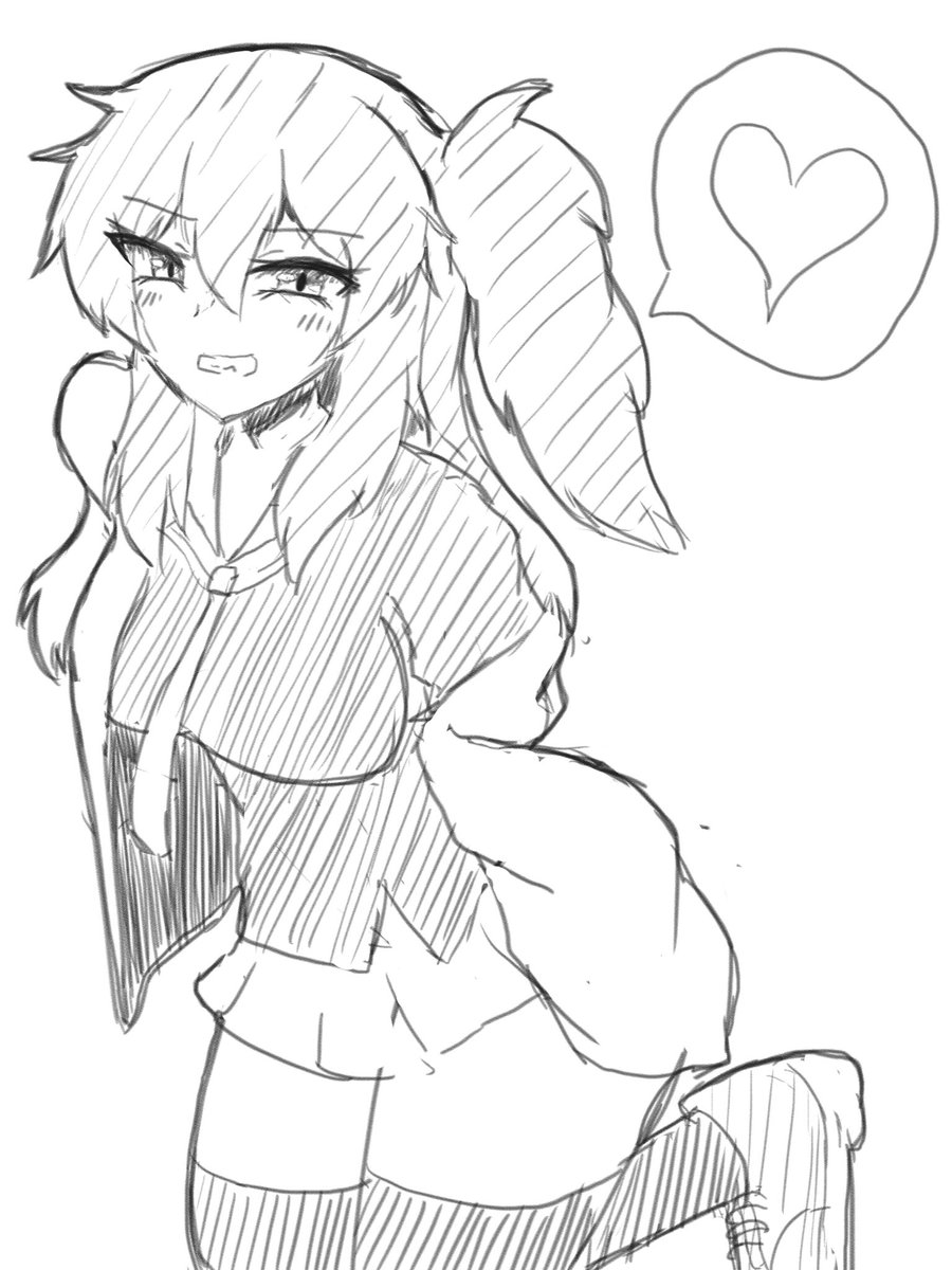 お絵描き時間見積もりの練習がてら描いた埼玉のギャル 