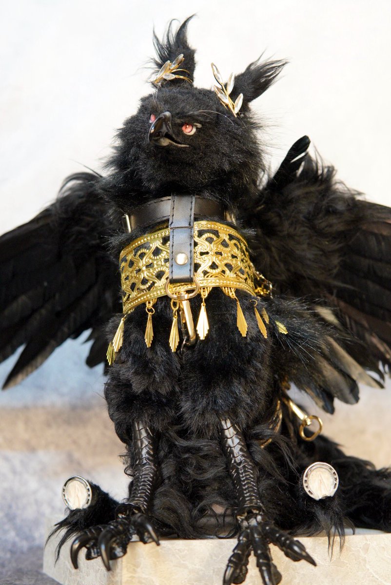 to_aves's tweet image. ヒッポグリフを送り出しました。時間をかけて仕上げた作品です。ヘッドも新しくし、口内の表現にもこだわりました。ご満足いただけたら嬉しいです。
#アートドール #artdoll