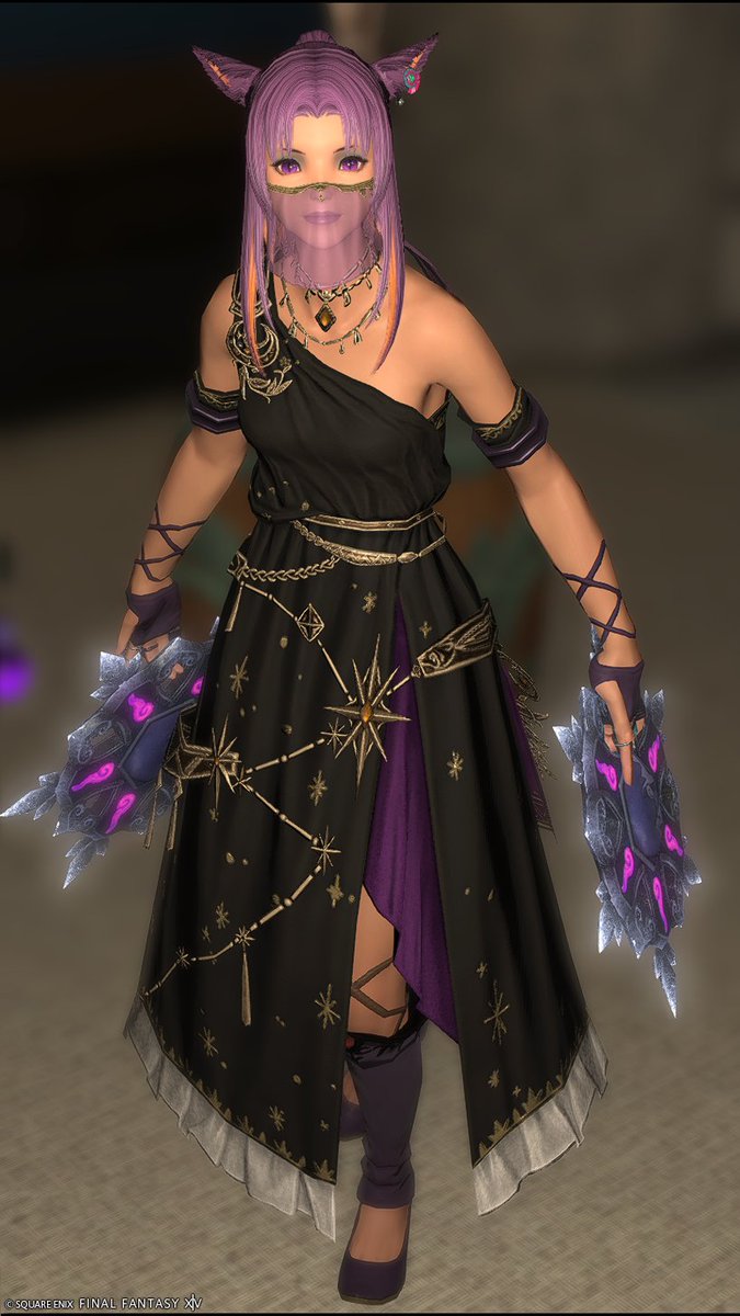 SrinityFF's tweet image. Did the new raids with my FC leader and friend Kai tonight! Glam at the start and glam after. 😻
#miqote #hyur #FFXIV #friends #Dawntrail