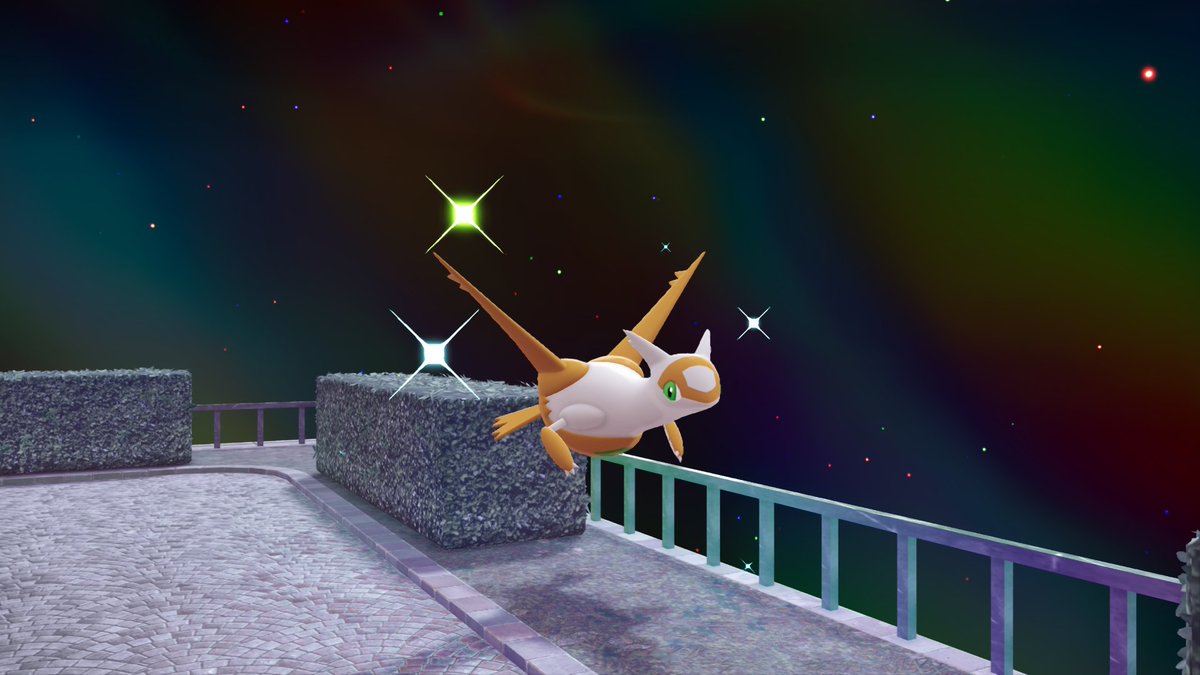 ZAではじめて準伝説の色違い出た…！！！嬉しい！！😭ラティアス色違い