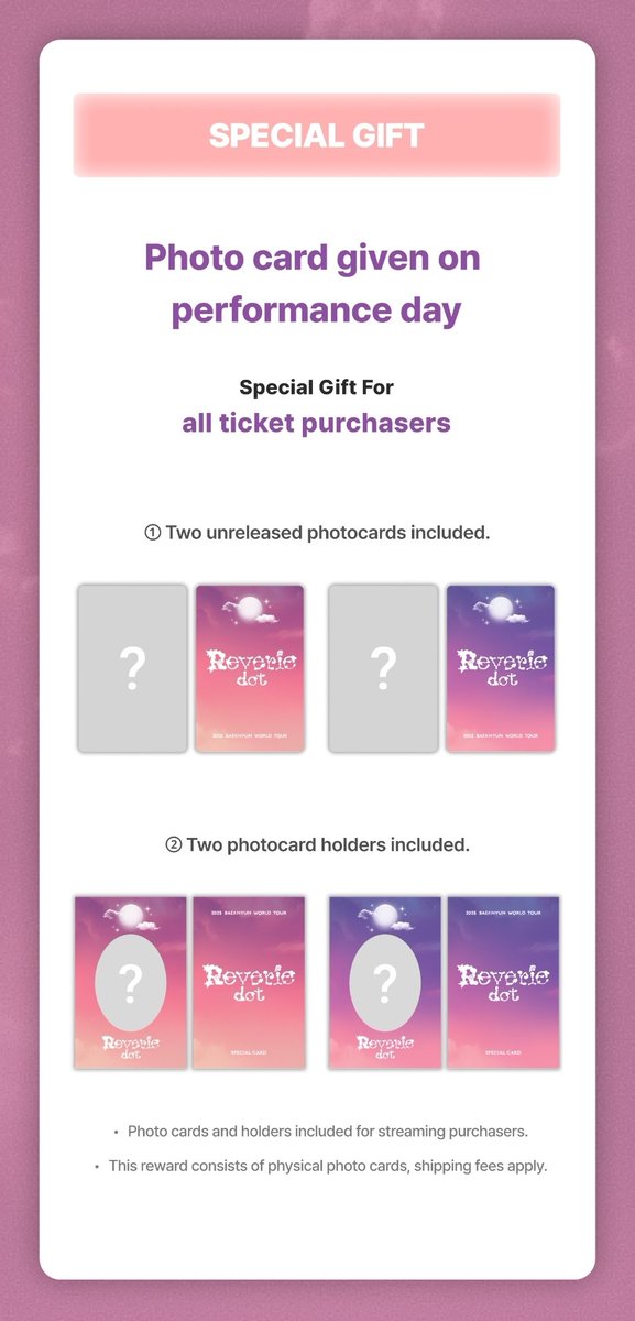 byunversemx's tweet image. 𐙚⋆˚ #BAEKHYUN WORLD TOUR 2025 – REVERIE [dot]

El final del tour se acerca y lo puedes ver en vivo por @muniverse_io.
La compra del paquete incluye un regalo que todos quieren 🤫.

Consíguelo en la app de muniverse y no digas que no te avisamos. 👀
🔗 muniverse.io/titles/1b59612…