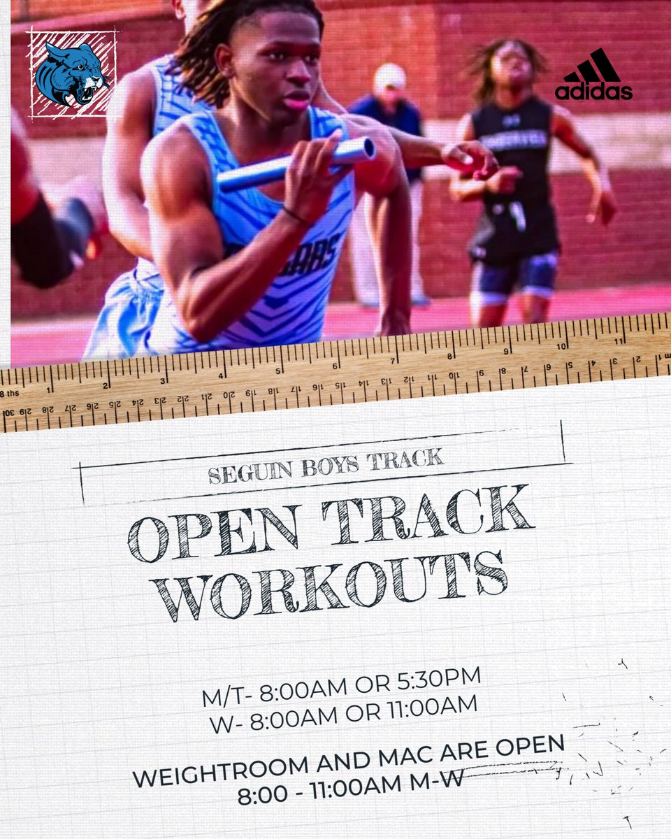 ASeguinTrack's tweet image. Open workouts December 29-31st 
#SeguinNation #Southside #BeTheUnicorn @coachjoegordon @AISD_ATH @JuanSeguinHS @CoachBencke