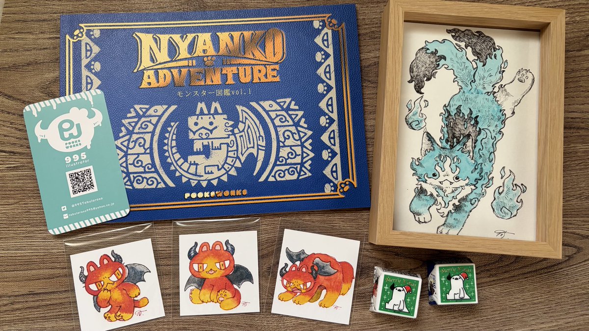 原宿デザフェスギャラリーの #pico展 初日にお迎えしたものたち♪
可愛いチョコも貰ってしまった♡