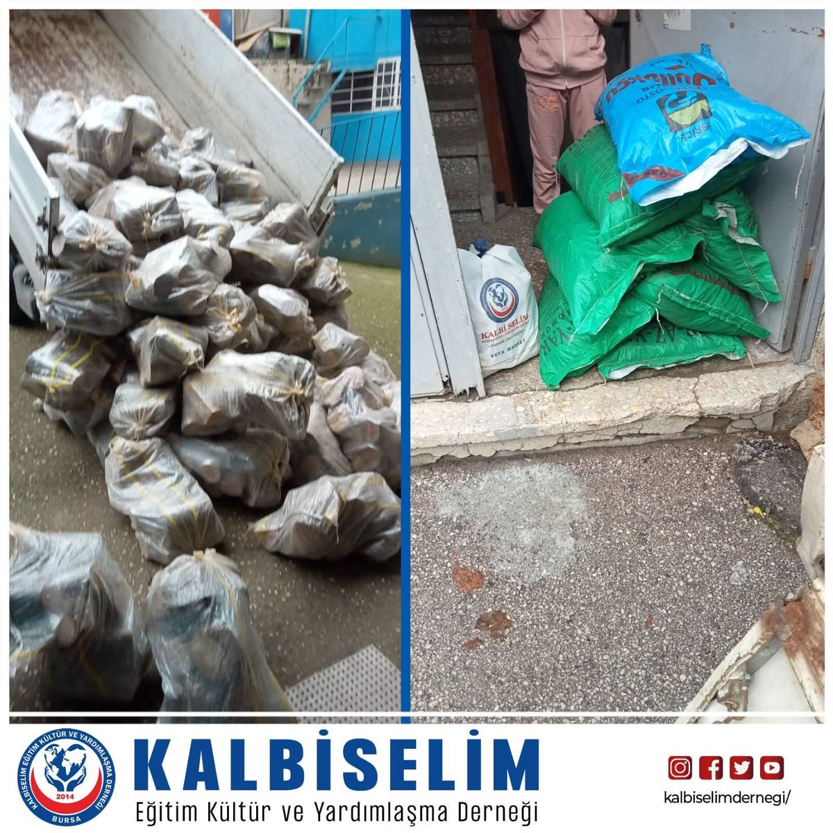 KalbiselimOsman's tweet photo. KALBISELIM DERNEĞİNDEN YETIM VE İHTİYAÇ SAHİBİ AİLELERE ODUN, KÖMÜR VE SOBA YARDIMI https://t.co/haJnwkAroM