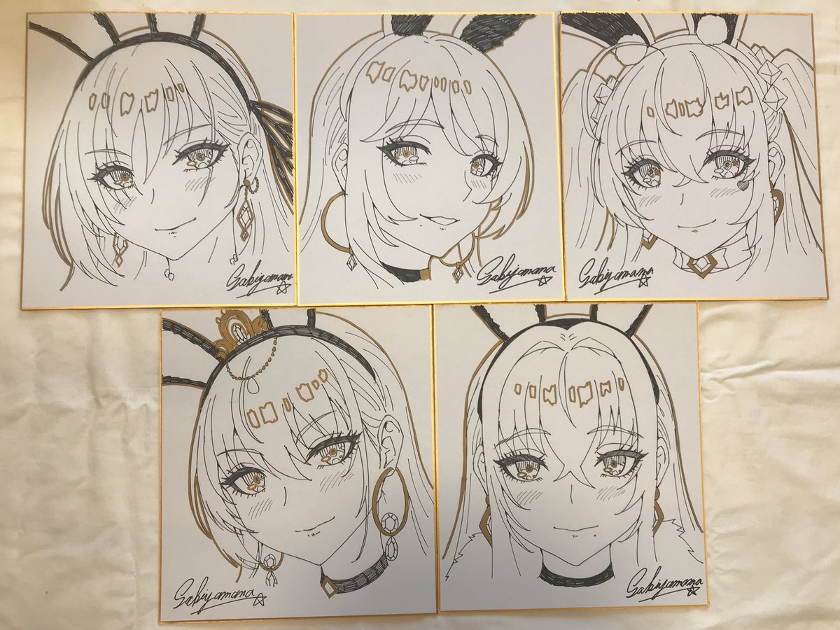 冬コミに持っていく色紙です!
#C107 