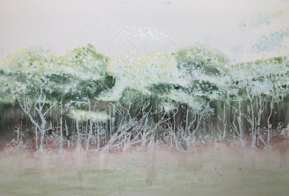 今日も #WIP 途中絵 年末ギリギリになって〜 なぜか 絵を描きたくなっ