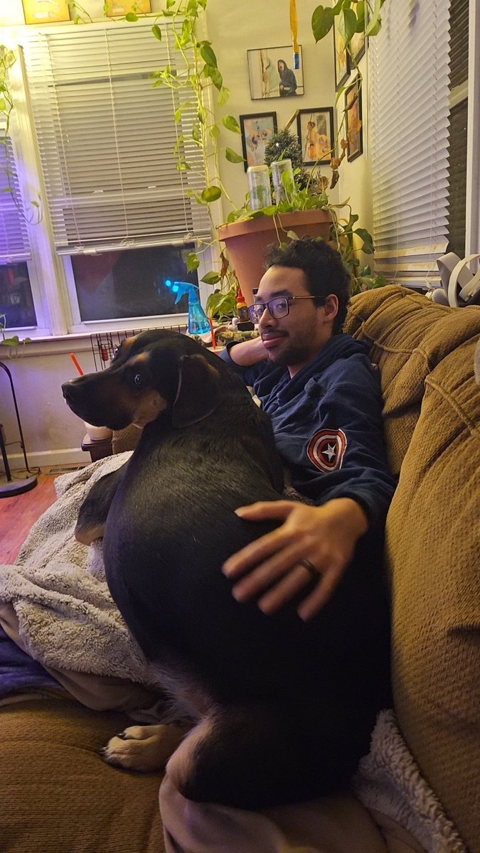 Slothboi95's tweet photo. Another Christmas in the books,  and the greatest gift in my life is still my fiancé, @_RidicuLARS. I look forward to spending my life with you as my one and only❤️😘. Pus my dogs love you. https://t.co/zB69Y0en3k